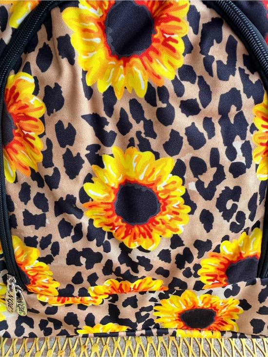 NWT Sunflower Leopard Print Backpack - Yellow/Black